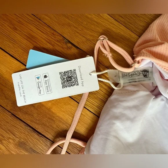 Cupshe Happy Endings Blush Pink Ruffled One Piece Swimsuit - Picture 2 of 4